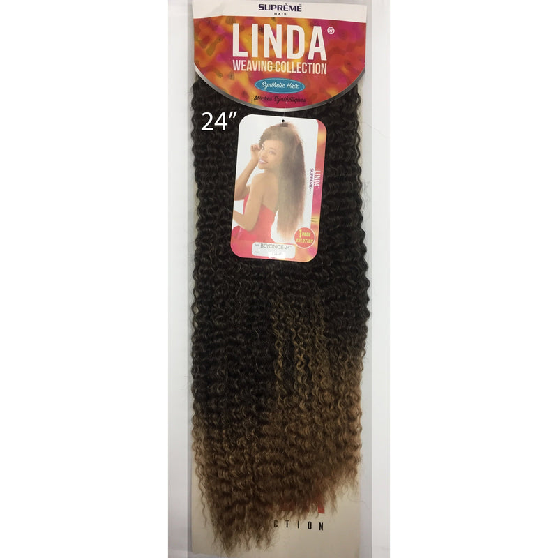 SYNTHETIC HAIR WEAVE -  BEYONCE 24" ( SUPREME LINDA COLLECTION ) - STARCURLS.COM 
