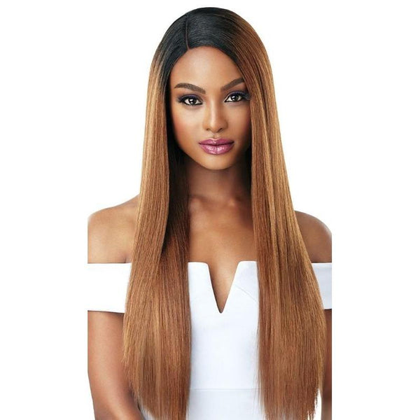 OUTRE PLAY HUMAN HAIR OPTIMIX LACE FRONT L PARTING SAGE