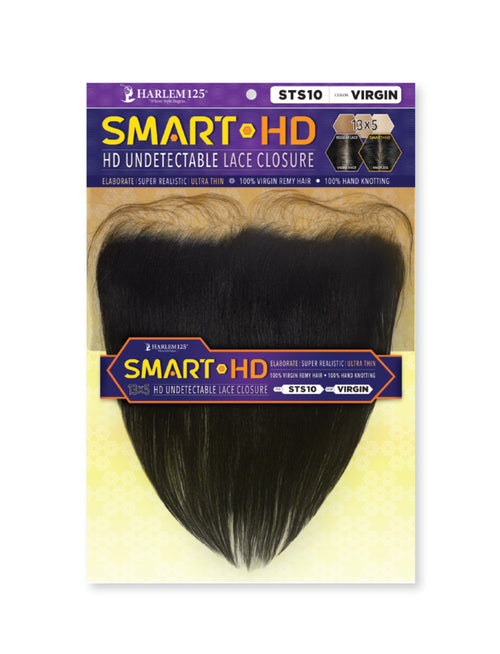 SMART HD UNDETECTABLE CLOSURE 13X5 STRAIGHT FRONTAL (STS) - STARCURLS.COM