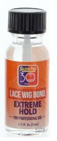 SALON PRO 30SEC  LACE WIG BOND EXTREME HOLD 0.5OZ - STARCURLS.COM 