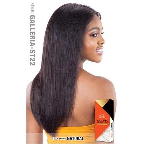 100% VIRGIN HUMAN HAIR LACE FRONT WIG STRAIGHT 22 INCH" - GALLERIA ST22 - STARCURLS.COM 