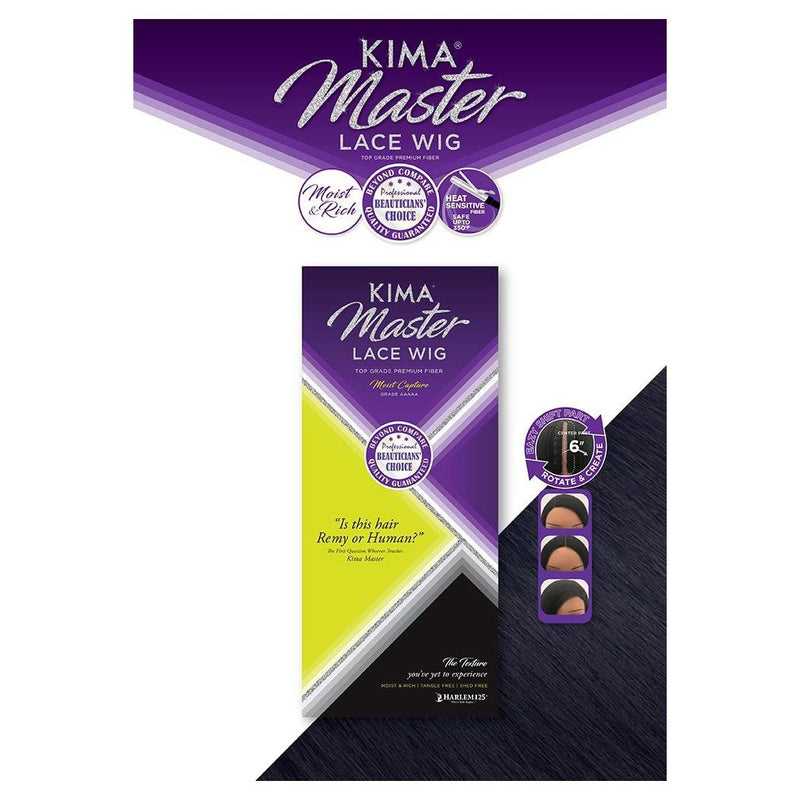 KIMA MASTER LACE-SPIN CAP 6″ DEEP PART  "FEEL LIKE HUMAN HAIR" - (KML02) - STARCURLS.COM 