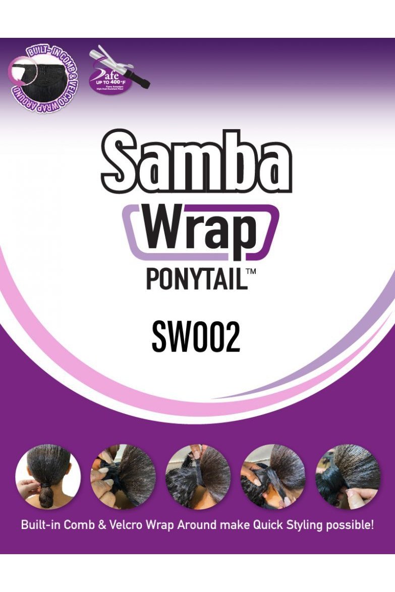 SAMBA WRAP PONYTAIL BODY WAVE 30 INCH  - SW002 - STARCURLS.COM 