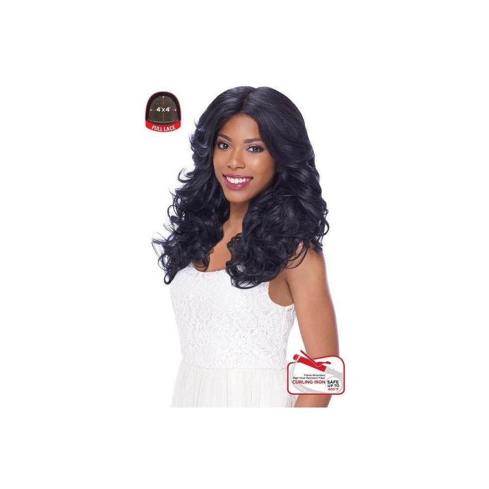 4x4 MULTI PARTING LACE WIG SILK BASE WAVY CURLS FLS07