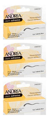 ANDREA STRIP LASH ADHESIVE (ADHESIVE/DARK) 3 PACK DEAL - STARCURLS.COM 