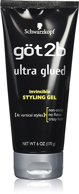 Got2b Ultra Glued Invincible Styling Gel 6 oz - STARCURLS.COM 