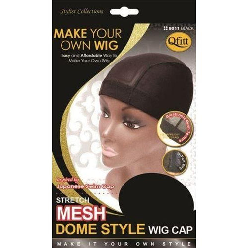 QFitt Collection Mesh Dome Style Wig Cap -  Medium (5011B) - STARCURLS.COM 