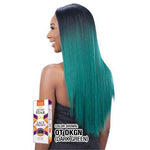 MODEL MODEL FLAT LAID DEEP AND WIDE  LACE FRONT WIG - SYLVIE - STARCURLS.COM 