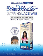 5STAR MASTER, 100% HUMAN HAIR UHD LACE WIG , WET & WAVY (5ML05) - STARCURLS.COM