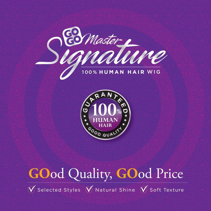 100% HUMAN HAIR WIG GO GO MASTER SIGNATURE - BANG STRAIGHT (GS900) - STARCURLS.COM 