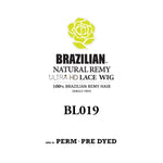 100% Brazilian Natural Remy Hair 13x4 UHD Lace Wig (BL019) STRAIGHT 26 inch -  (VIRGIN Natural Black) - STARCURLS.COM 