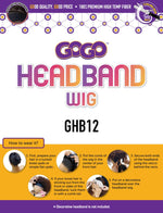Harlem125 GO GO HEADBAND WIG (GHB12) - STARCURLS.COM