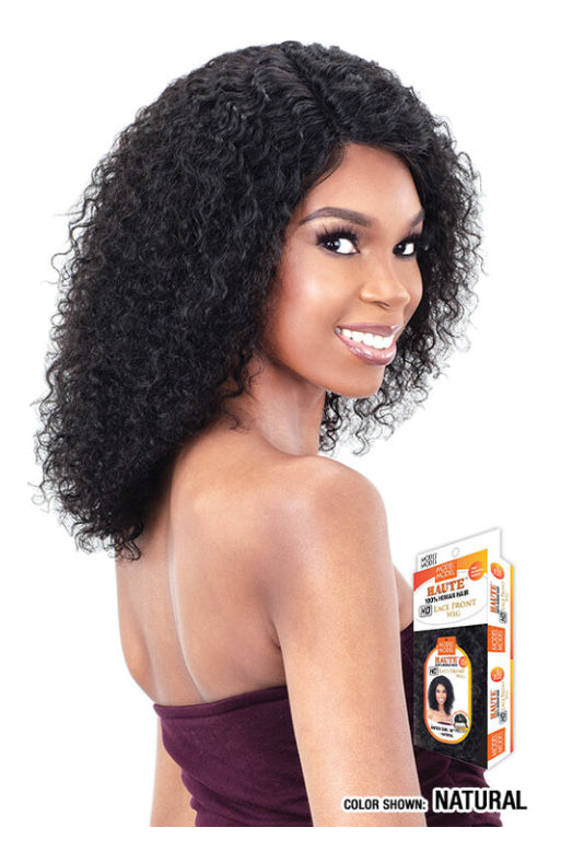 MODEL MODEL 100% HUMAN HAIR HD LACE FRONT WIG - Water Curl 16"  (WQW16)